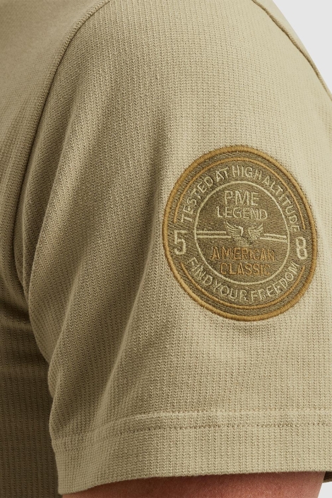 PME legend short sleeve r-neck flat waffel je